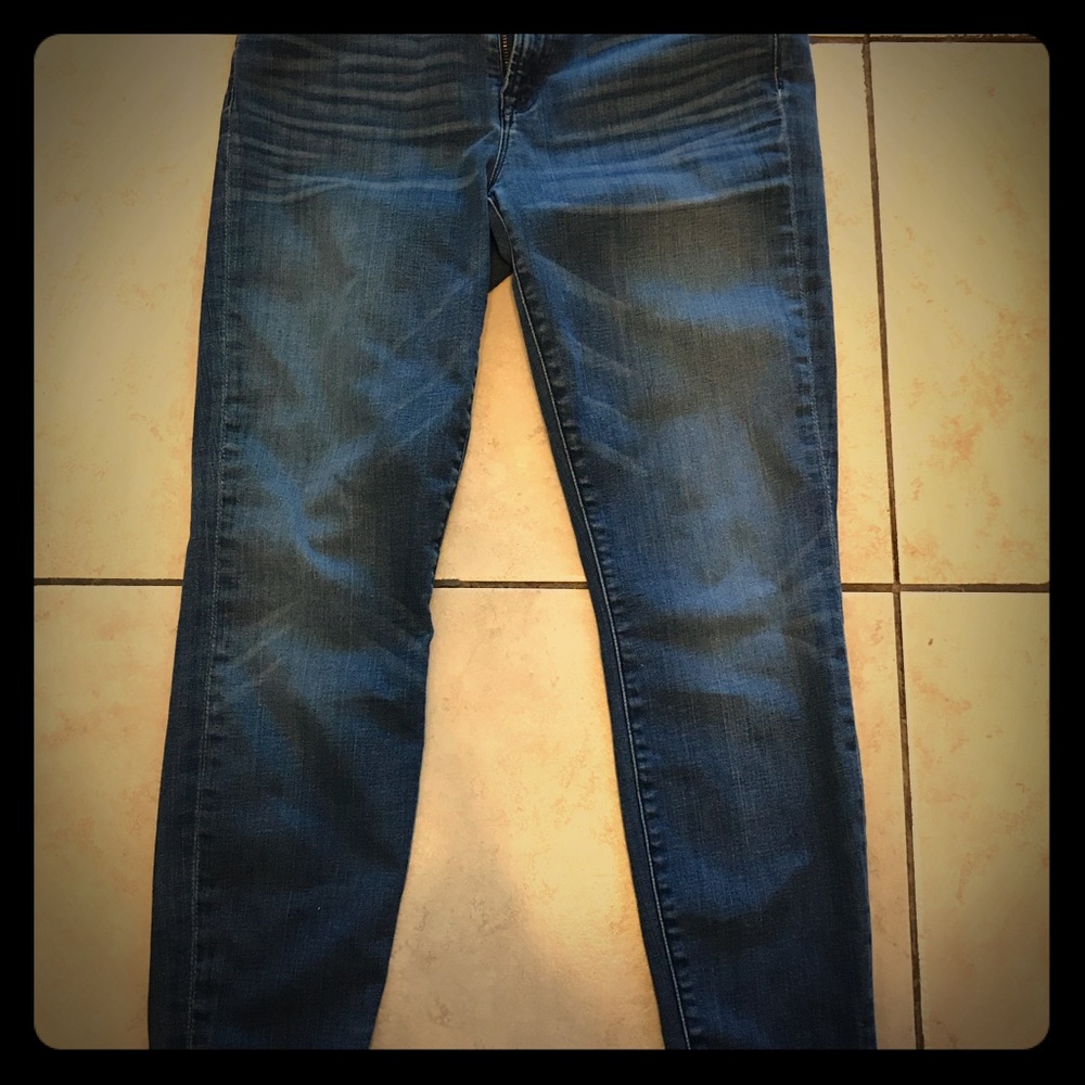J.Crew  toothpick jean in Vista wash